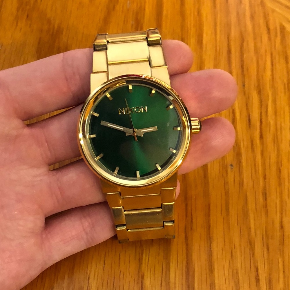 Men’s Gold Nixon Watch